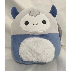Squishmallow Plush NWT 8” Horace Blue Gray Yeti Fuzzy Tummy Canadian Exclusive